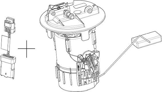 AIS AIS00122 - Degvielas sūkņa modulis autospares.lv