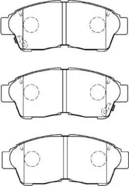 Aisin A1N048 - Brake Pad Set, disc brake www.autospares.lv