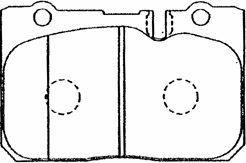 Aisin A1N025 - Тормозные колодки, дисковые, комплект www.autospares.lv