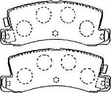 Remsa 2214.02 - Тормозные колодки, дисковые, комплект www.autospares.lv