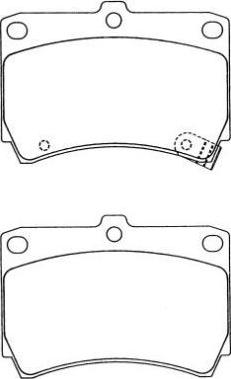 AISIN ASN-192 - Bremžu uzliku kompl., Disku bremzes www.autospares.lv