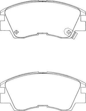 Aisin ASN-189 - Bremžu uzliku kompl., Disku bremzes www.autospares.lv