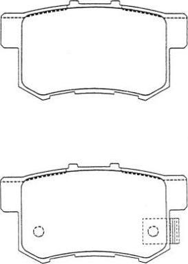 Valeo 597149 - Brake Pad Set, disc brake www.autospares.lv