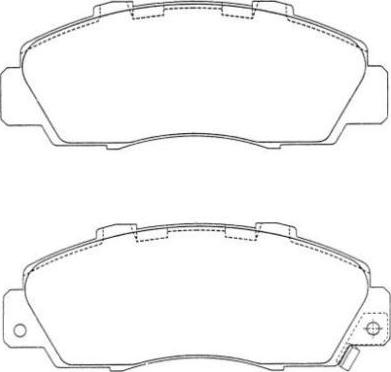 AISIN ASN-187 - Bremžu uzliku kompl., Disku bremzes autospares.lv