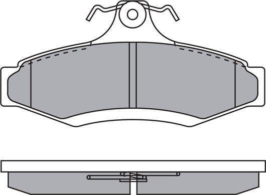 Aisin ASN-2091 - Bremžu uzliku kompl., Disku bremzes www.autospares.lv