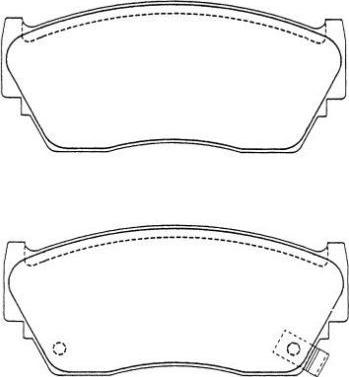 AISIN ASN-209W - Bremžu uzliku kompl., Disku bremzes www.autospares.lv