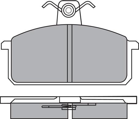 AISIN ASN-2048 - Bremžu uzliku kompl., Disku bremzes www.autospares.lv