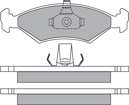 AISIN ASN-2069 - Bremžu uzliku kompl., Disku bremzes autospares.lv