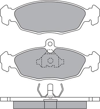 Aisin ASN-2065 - Bremžu uzliku kompl., Disku bremzes autospares.lv