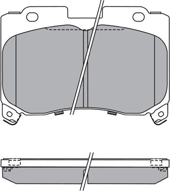 Ashika 50293 - Brake Pad Set, disc brake www.autospares.lv