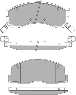 AISIN ASN-2085 - Brake Pad Set, disc brake www.autospares.lv