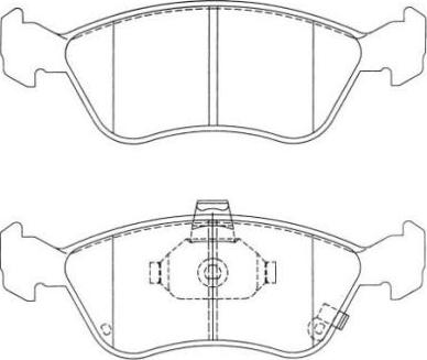 AISIN ASN-2029 - Bremžu uzliku kompl., Disku bremzes www.autospares.lv