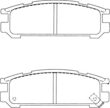 Aisin ASN-2024 - Bremžu uzliku kompl., Disku bremzes www.autospares.lv