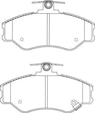 Aisin ASN-2025 - Тормозные колодки, дисковые, комплект www.autospares.lv