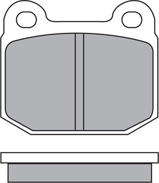 Aisin ASN-2141 - Bremžu uzliku kompl., Disku bremzes autospares.lv