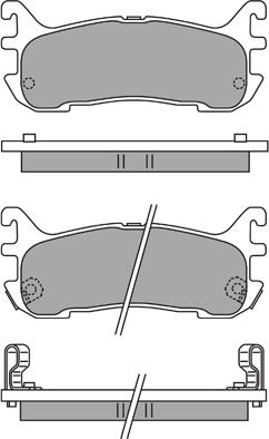 Aisin ASN-2165 - Bremžu uzliku kompl., Disku bremzes www.autospares.lv