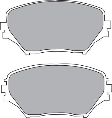 Aisin ASN-2102 - Bremžu uzliku kompl., Disku bremzes www.autospares.lv