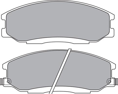 Aisin ASN-2180 - Brake Pad Set, disc brake www.autospares.lv