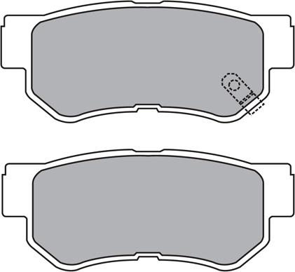 Aisin ASN-2174 - Тормозные колодки, дисковые, комплект www.autospares.lv