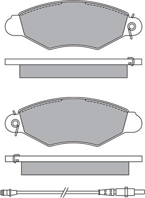 Aisin ASN-2200 - Bremžu uzliku kompl., Disku bremzes www.autospares.lv