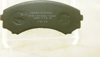 Aisin ASN-2202 - Brake Pad Set, disc brake www.autospares.lv