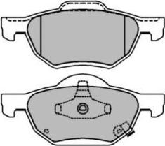 Aisin ASN-2234 - Bremžu uzliku kompl., Disku bremzes www.autospares.lv