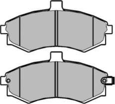 AISIN ASN-2230 - Bremžu uzliku kompl., Disku bremzes autospares.lv