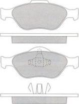 AISIN ASN-2225 - Brake Pad Set, disc brake www.autospares.lv