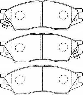 Aisin B1N037 - Тормозные колодки, дисковые, комплект www.autospares.lv