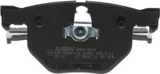 AISIN BPBM-2004 - Bremžu uzliku kompl., Disku bremzes www.autospares.lv