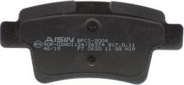 AISIN BPCI-2004 - Bremžu uzliku kompl., Disku bremzes www.autospares.lv