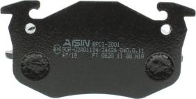 AISIN BPCI-2001 - Bremžu uzliku kompl., Disku bremzes www.autospares.lv