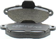 AISIN BPFI-1006 - Brake Pad Set, disc brake www.autospares.lv