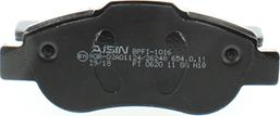 AISIN BPFI-1016 - Brake Pad Set, disc brake www.autospares.lv