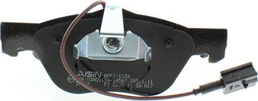 AISIN BPFI-1036 - Bremžu uzliku kompl., Disku bremzes www.autospares.lv