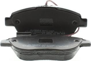 AISIN BPFI-1024 - Тормозные колодки, дисковые, комплект www.autospares.lv