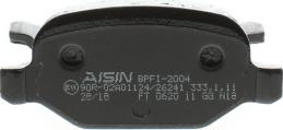 AISIN BPFI-2004 - Bremžu uzliku kompl., Disku bremzes www.autospares.lv