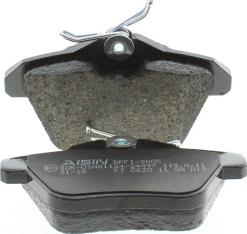 Aisin BPFI-2005 - Brake Pad Set, disc brake www.autospares.lv