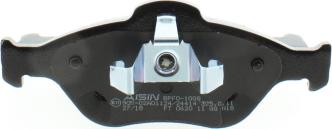 AISIN BPFO-1008 - Bremžu uzliku kompl., Disku bremzes www.autospares.lv