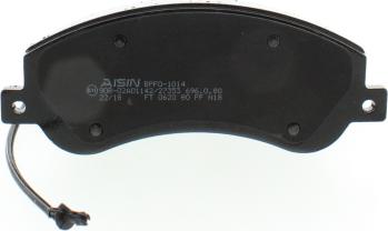 AISIN BPFO-1014 - Bremžu uzliku kompl., Disku bremzes www.autospares.lv