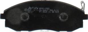 AISIN BPHY-1902 - Bremžu uzliku kompl., Disku bremzes www.autospares.lv