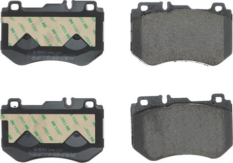 AISIN BPMB-1022 - Brake Pad Set, disc brake www.autospares.lv