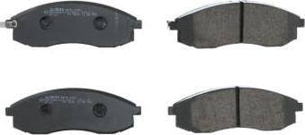 Aisin BPMI-1008 - Brake Pad Set, disc brake www.autospares.lv