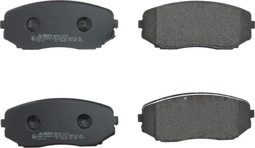 Aisin BPMZ-1013 - Brake Pad Set, disc brake www.autospares.lv