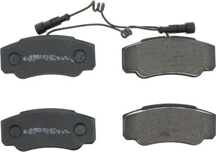 Aisin BPNI-2010 - Brake Pad Set, disc brake www.autospares.lv