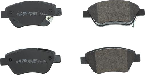 Aisin BPOP-1021 - Brake Pad Set, disc brake www.autospares.lv