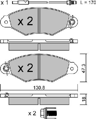 Aisin BPRE-1007 - Bremžu uzliku kompl., Disku bremzes www.autospares.lv