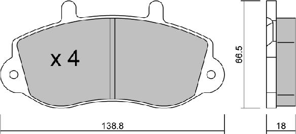 Aisin BPRE-1020 - Bremžu uzliku kompl., Disku bremzes www.autospares.lv