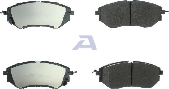 AISIN BPSB-1002 - Brake Pad Set, disc brake www.autospares.lv