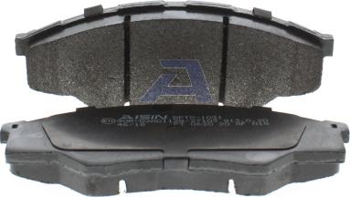 AISIN BPTO-1031 - Bremžu uzliku kompl., Disku bremzes www.autospares.lv